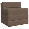 vidaXL Canap&eacute;-lit pliable Taupe 70 x 60 x 63 cm Tissu