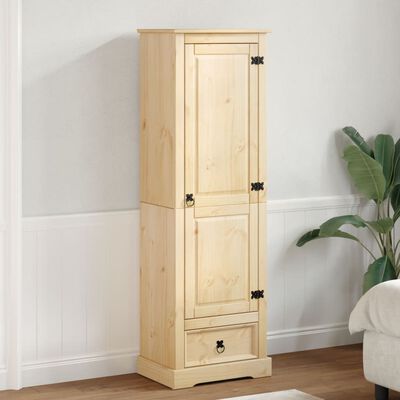 vidaXL Garde-robe Corona 55x38x170 cm bois de pin massif