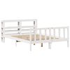 vidaXL Cadre de lit sans matelas blanc 150x200 cm bois de pin massif