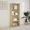 vidaXL Biblioth&egrave;que ch&ecirc;ne sonoma 60x30x152 cm bois d'ing&eacute;nierie