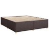 vidaXL Sommier &agrave; lattes de lit avec matelas Marron fonc&eacute; 180x200 cm