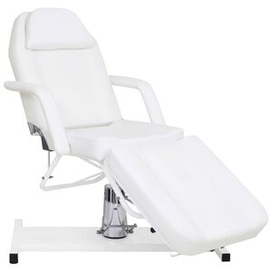 vidaXL Table de massage Blanc 180x62x(87-112) cm