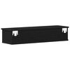 vidaXL Armoire murale ch&ecirc;ne noir 88x26x18,5 cm bois d'ing&eacute;nierie
