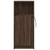 vidaXL Buffet avec LED ch&ecirc;ne marron 42,5x34x100 cm bois d'ing&eacute;nierie