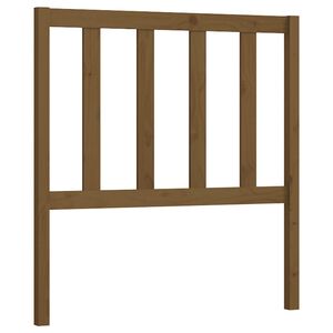 vidaXL T&ecirc;te de lit Marron miel 96x4x100 cm Bois massif de pin