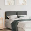 vidaXL T&ecirc;te de lit capitonn&eacute;e Gris Naturel et Clair 150 cm Pin massif
