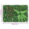 &nbsp;vidaXL Cl&ocirc;ture &agrave; plantes artificielles 24 pcs vert 40x60 cm