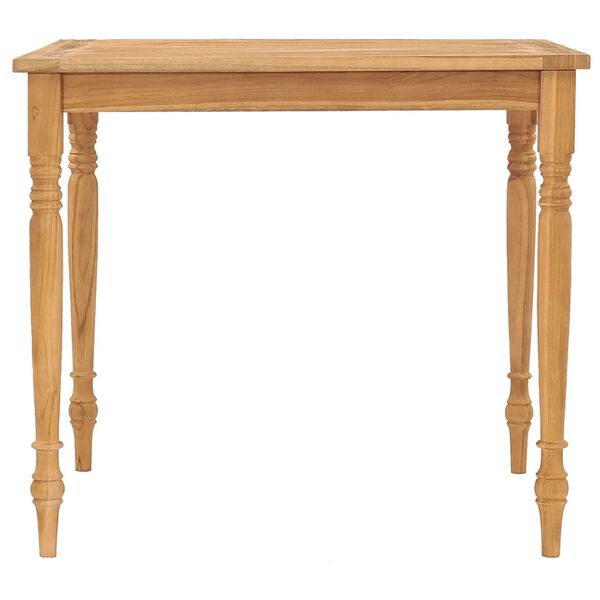 vidaXL Ensemble &agrave; manger de jardin 5pcs avec coussins bois teck massif