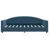 vidaXL Lit de repos sans matelas bleu 80x200 cm velours