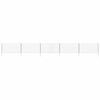 vidaXL Ensemble de cl&ocirc;ture de jardin 5 pcs Vert 100 x 50 cm Acier