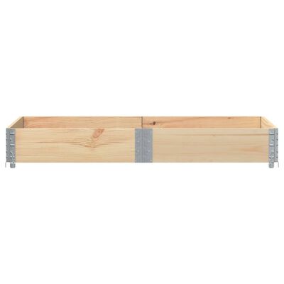 vidaXL Collier de palette 150x100 cm bois de pin solide