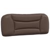 vidaXL Cadre de lit avec LED sans matelas Hvar marron 100x200 cm