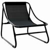 vidaXL Mobilier de jardin avec coussin 2 pcs Noir 60 x 80 x 71cm Métal