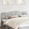 vidaXL T&ecirc;te de lit Gris b&eacute;ton 200 cm Bois d'ing&eacute;nierie
