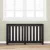 vidaXL Cache-Radiateur Ch&ecirc;ne noir 149 x 20 x 82 cm Bois d'ing&eacute;nierie
