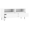vidaXL Meuble TV blanc 100x34,5x44,5 cm bois d'ing&eacute;nierie