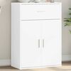 vidaXL Buffet blanc 60x30x84 cm bois d'ing&eacute;nierie