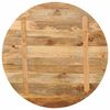 vidaXL Dessus de table &Oslash; 90x3,8 cm rond bois de manguier massif