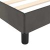vidaXL Cadre de lit sans matelas gris fonc&eacute; 140x190 cm velours