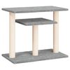 vidaXL Arbres &agrave; chat avec plates-formes gris clair 62,5 cm