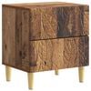 vidaXL Table de chevet Bois ancien 43 x 34,5 x 48 cm Bois d'ing&eacute;nierie