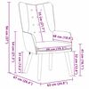vidaXL fauteuil Gris clair 63 x 67 x 94 cm Velours