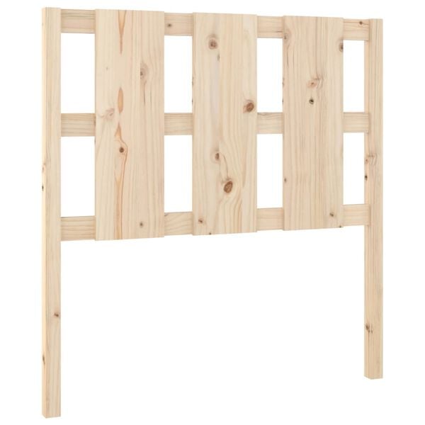 vidaXL T&ecirc;te de lit 105,5x4x100 cm Bois massif de pin