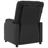 vidaXL Fauteuil de massage Noir Similicuir