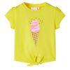 T-shirt pour enfants jaune 140