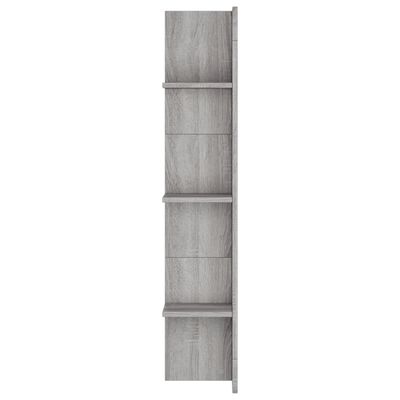 vidaXL Meuble TV sonoma gris 152x22x113 cm bois d'ingénierie