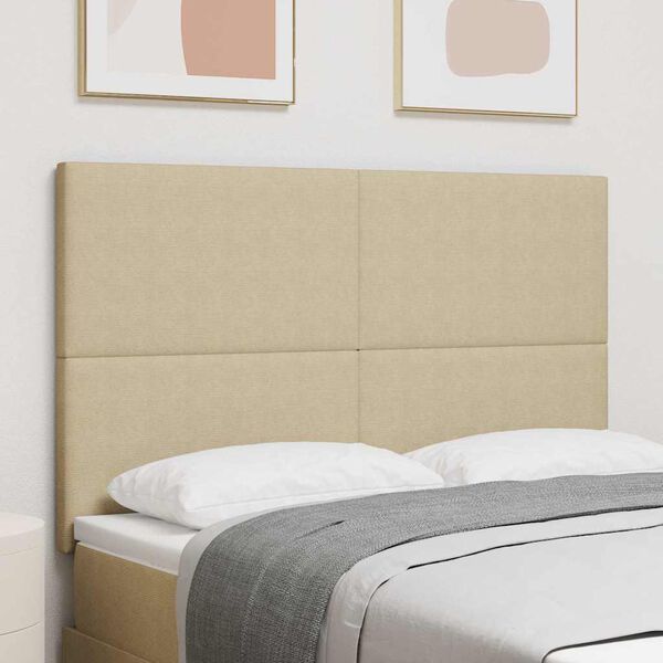 vidaXL T&ecirc;te de lit LED avec t&ecirc;te de lit Vert gris 160 cm Polyester