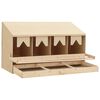 vidaXL Pondoir 4 compartiments 106x40x59 cm bois de pin massif