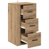 vidaXL Buffet Ch&ecirc;ne artisanal 40 x 33 x 70 cm Bois d'ing&eacute;nierie