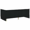 vidaXL Cadre de lit d'angle avec matelas 2 pcs Vert Velours