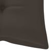 vidaXL Banc de jardin empilable et coussin 128,5cm Bois de teck massif