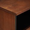 vidaXL Meuble TV Marron 100 x 33,5 x 46 cm Bois de mangue massif