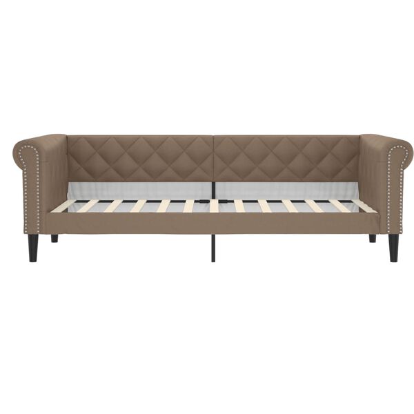 vidaXL Lit de jour cappuccino 90x200 cm similicuir