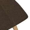 vidaXL Tabouret de bar Marron Tissu