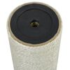 vidaXL Grattoir pour chats 8 x 60 cm 10 mm Beige