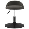 vidaXL Chaises pivotantes &agrave; manger lot de 4 Gris fonc&eacute; Velours