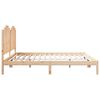 vidaXL Cadre de lit extra long sans matelas 200x210 cm bois massif