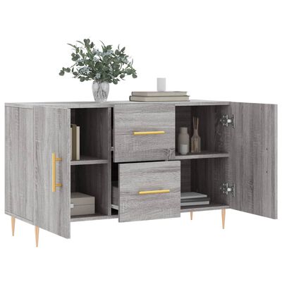 vidaXL Buffet sonoma gris 100x36x60 cm bois d'ingénierie