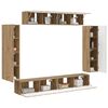 vidaXL Meuble TV 8 pcs Ch&ecirc;ne artisanal