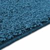vidaXL Tapis de bain antid&eacute;rapant Bleu 70 x 120 cm PP