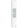 vidaXL Ensemble de meubles salle de bain 3 pcs blanc bois d'ing&eacute;nierie