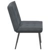 vidaXL Chaise de relaxation gris fonc&eacute; 64x74x84 cm velours