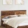 vidaXL T&ecirc;te de lit Bois Ancien 200 cm Bois d'ing&eacute;nierie