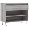 vidaXL Armoire &agrave; chaussures Sonoma gris 70x36x60 cm Bois d'ing&eacute;nierie