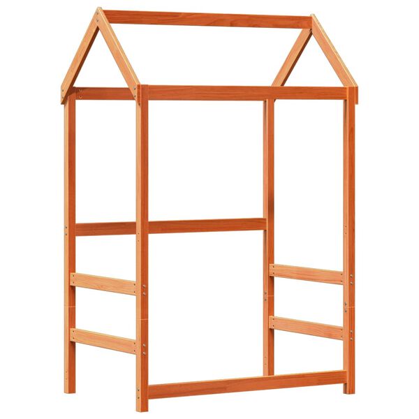 vidaXL Ensemble de lit et de banc avec toit sans matelas 90x200 cm