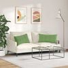 vidaXL Coussins de canap&eacute; 2 pcs Vert clair 80 x 40 cm